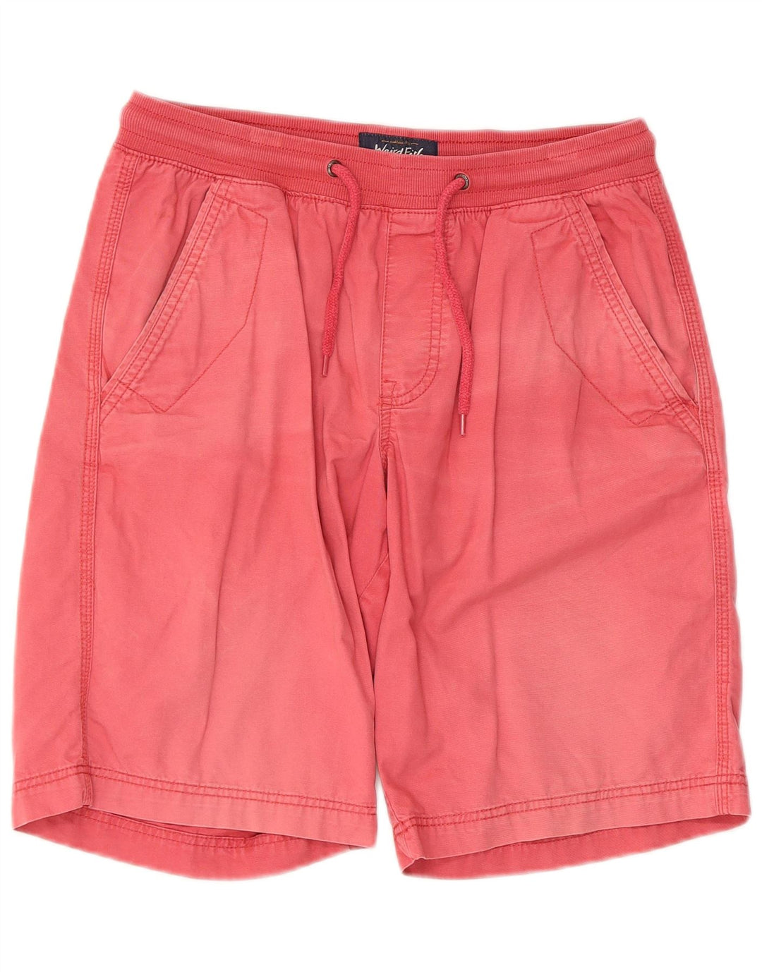Weird Fish Mens Casual Shorts W30 Médio Vermelho