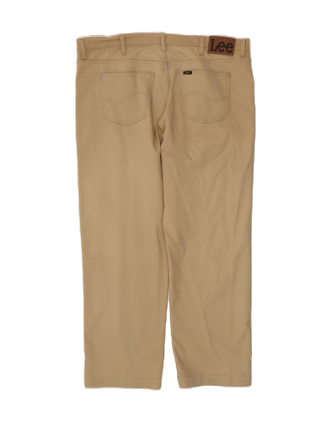 LEE Mens Brooklyn Straight Casual Trousers W40 L29 Brown Cotton Vintage Lee and Second-Hand Lee from Messina Hembry 