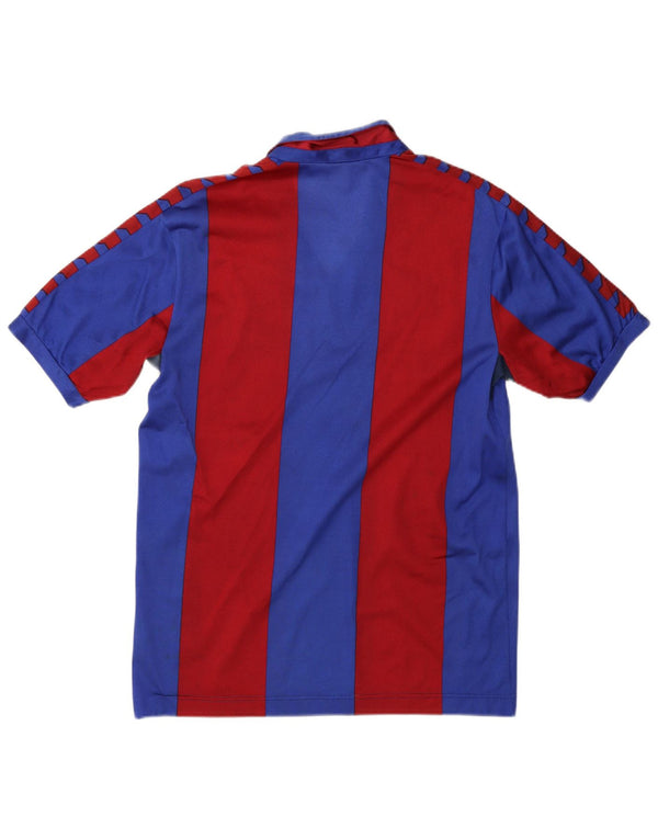 Camisa masculina vintage Barcelona Home 1984-1989 futebol médio azul esportivo
