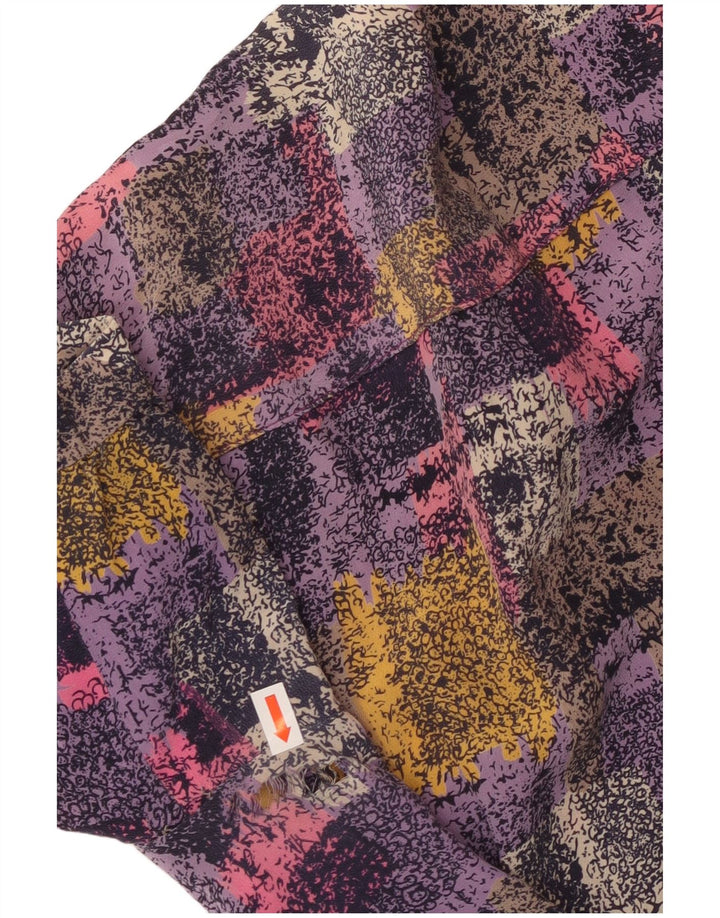 Vestido feminino VINTAGE UK 16 grande xadrez multicolorido