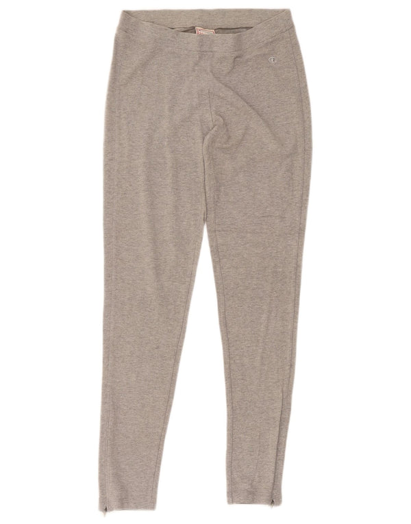 Leggings femininas Champion Heritage Fit UK 4 XS cinza manchado