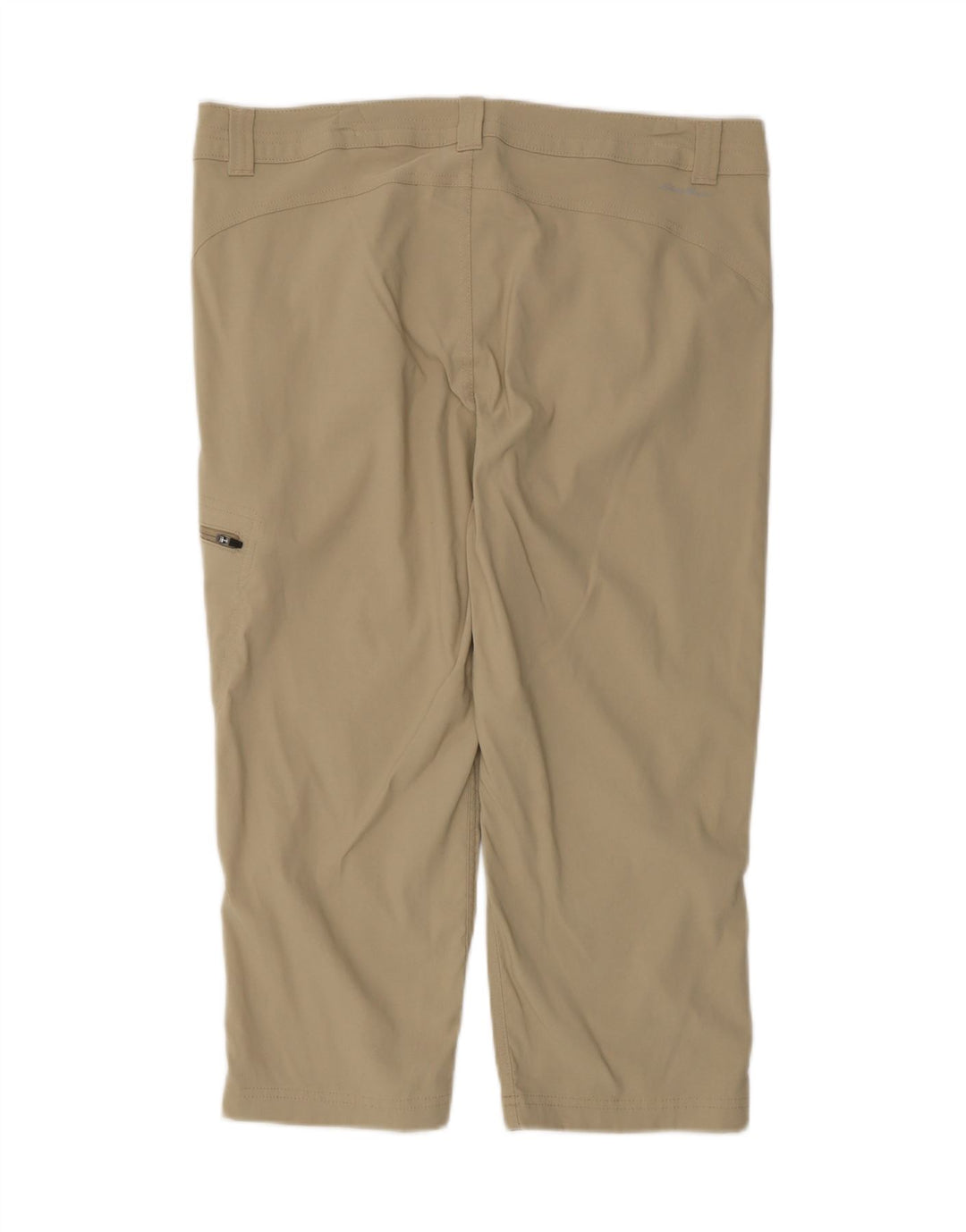 EDDIE BAUER Womens Straight Cargo Capri Trousers US 10 Large W34 L20 Beige Vintage Eddie Bauer and Second-Hand Eddie Bauer from Messina Hembry 