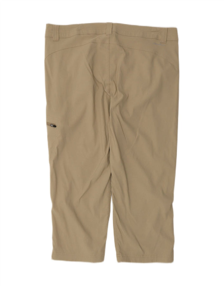 EDDIE BAUER Womens Straight Cargo Capri Trousers US 10 Large W34 L20 Beige Vintage Eddie Bauer and Second-Hand Eddie Bauer from Messina Hembry 