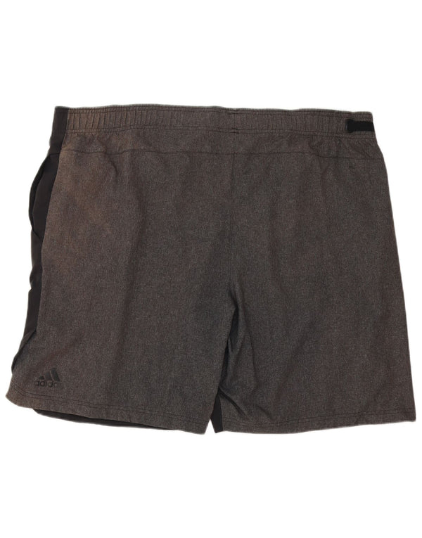 Adidas Masculino Climalite Sport Shorts 2XL Preto Colorblock Poliéster