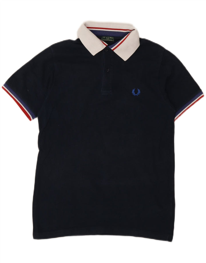 Polo Fred Perry Menino 15-16 Anos Azul Marinho Algodão