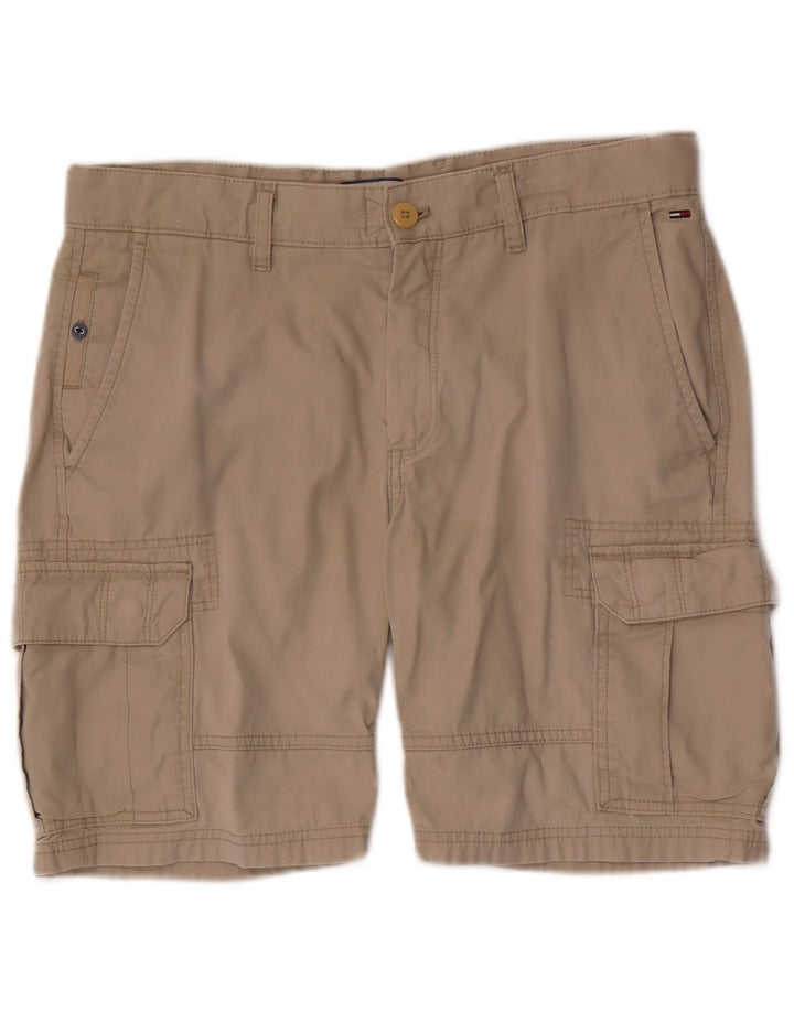 Shorts cargo masculino Tommy Hilfiger W32 algodão bege médio