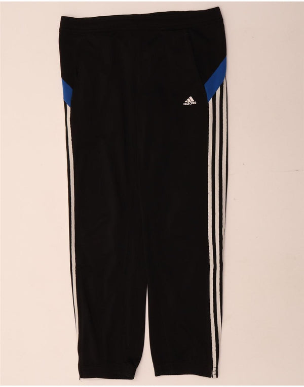 Adidas meninos calças de treino joggers 13-14 anos preto colorblock