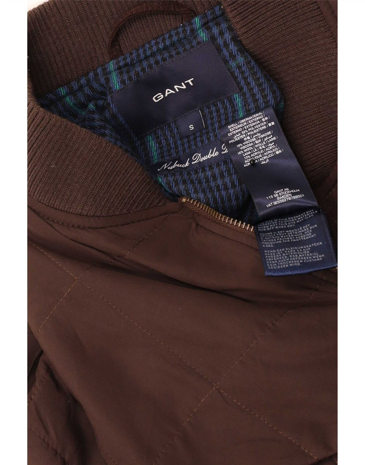 Gant Mens Gilet UK 36 Pequeno Poliéster Marrom