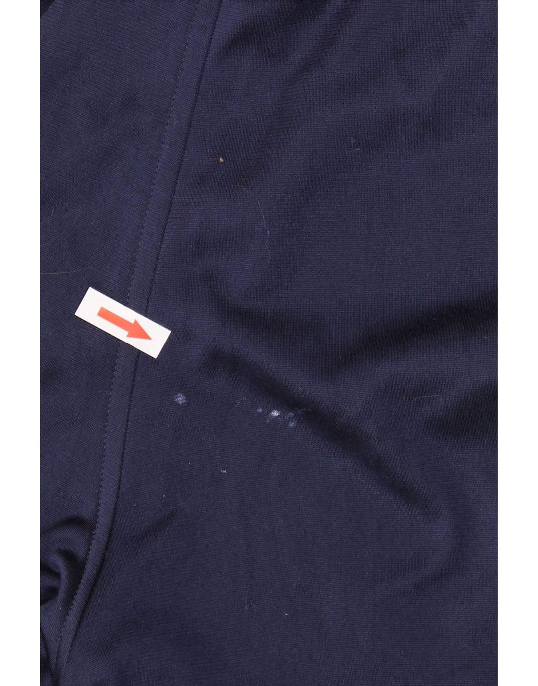 Calças de treino masculinas ADIDAS UK 42/44 grandes azul marinho poliéster