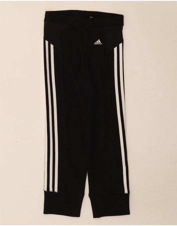 Adidas Womens Climacool Capri Calças de treino Joggers UK 8 Small Black