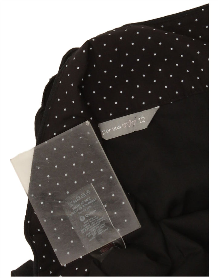 Saia feminina Marks & Spencer Per Una Peplum Reino Unido 12 Médio W32 Multicolorido