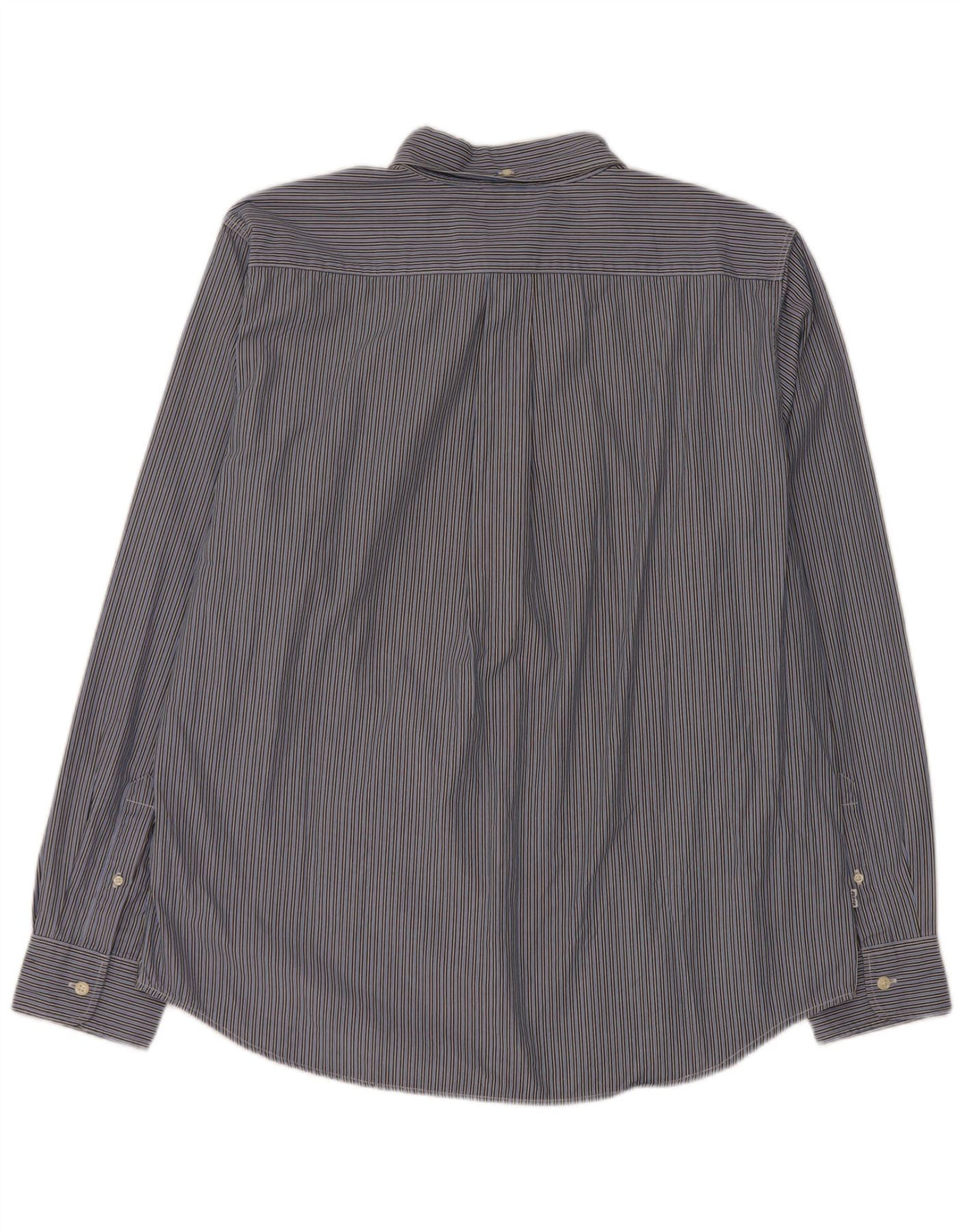 Camisa masculina Levi's Standard Fit XL algodão listrado azul