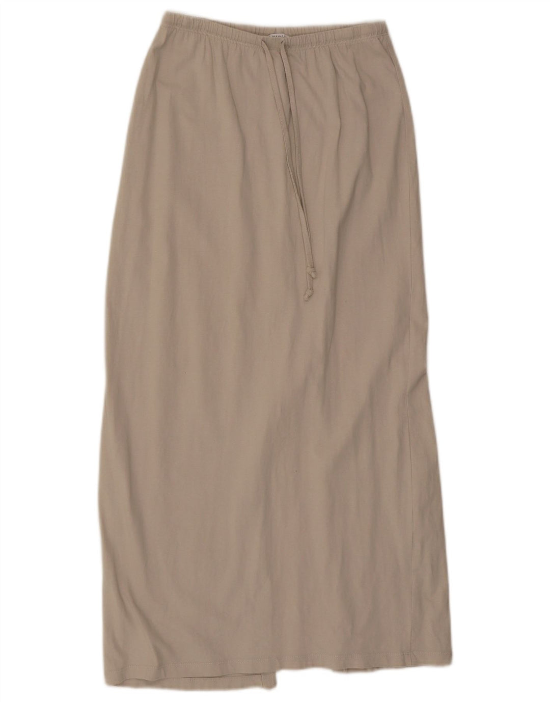 Saia maxi feminina Zara pequena W26 algodão bege
