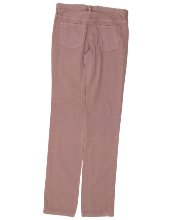 Calça feminina reta casual JAEGER W28 L34 rosa
