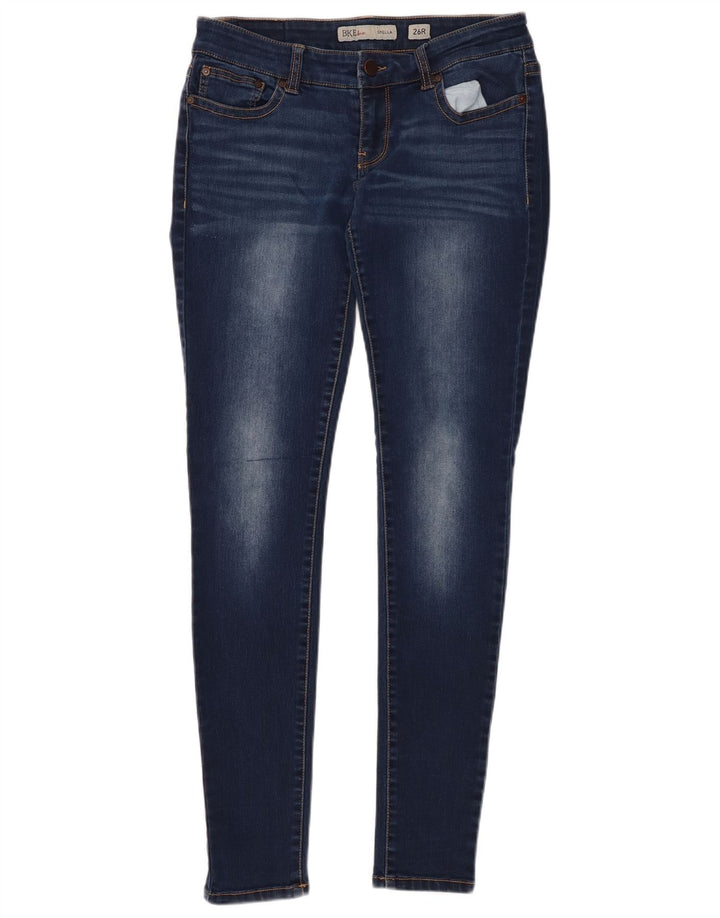BKE Womens Stella Jeans Skinny W26 L31 Azul Algodão