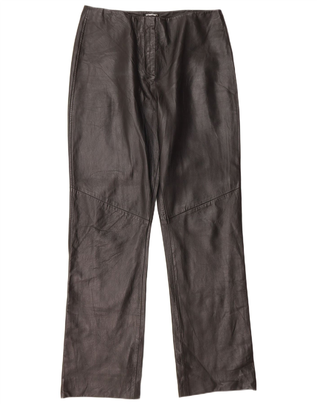 Calça feminina scooter cintura alta EU 40 médio W30 L32 preta