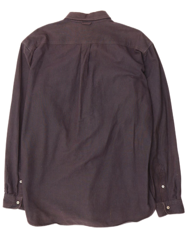 Camisa masculina Barbour Regular Fit XL azul marinho algodão