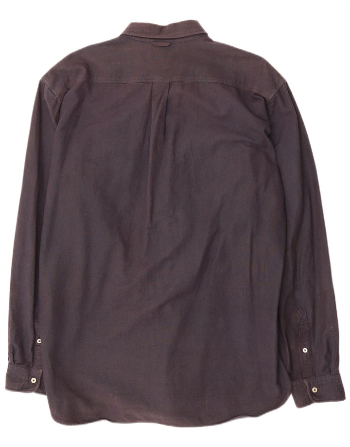 Camisa masculina Barbour Regular Fit XL azul marinho algodão