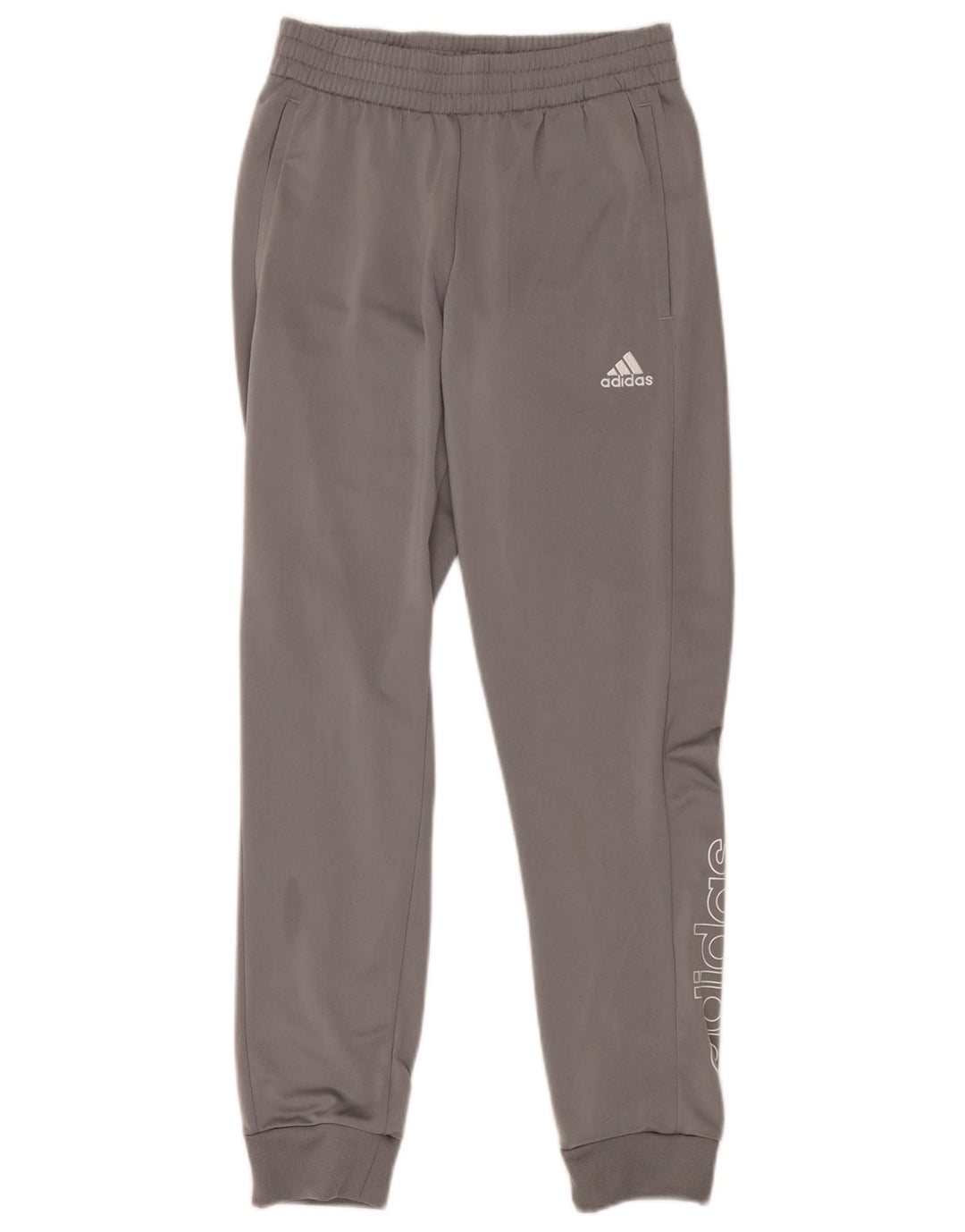 Adidas Mens Graphic Treino Calça Joggers Pequeno Poliéster Cinza