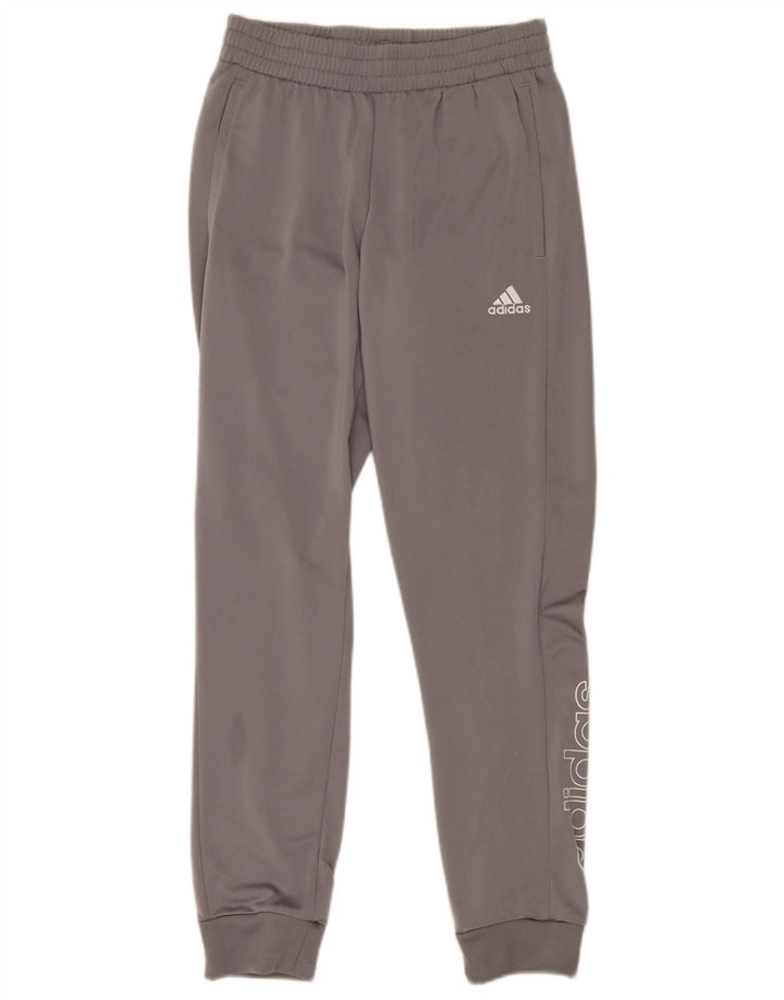 Adidas Mens Graphic Treino Calça Joggers Pequeno Poliéster Cinza