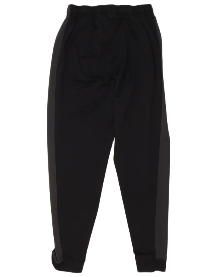 Calça de treino masculina Nike Joggers grande preto colorblock poliéster