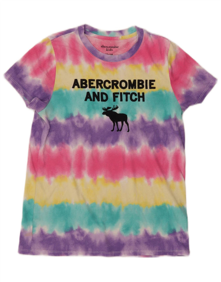 Camiseta gráfica feminina ABERCROMBIE & FITCH 13-14 anos multicolorido