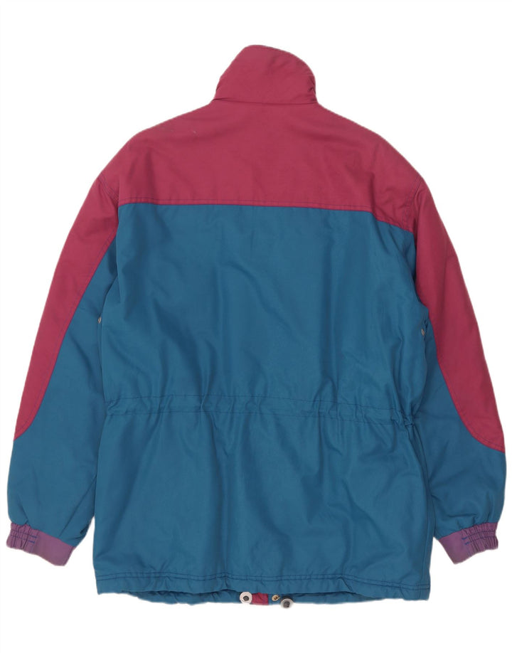 Jaqueta de esqui masculina Volkl EU 48 poliamida colorblock azul médio