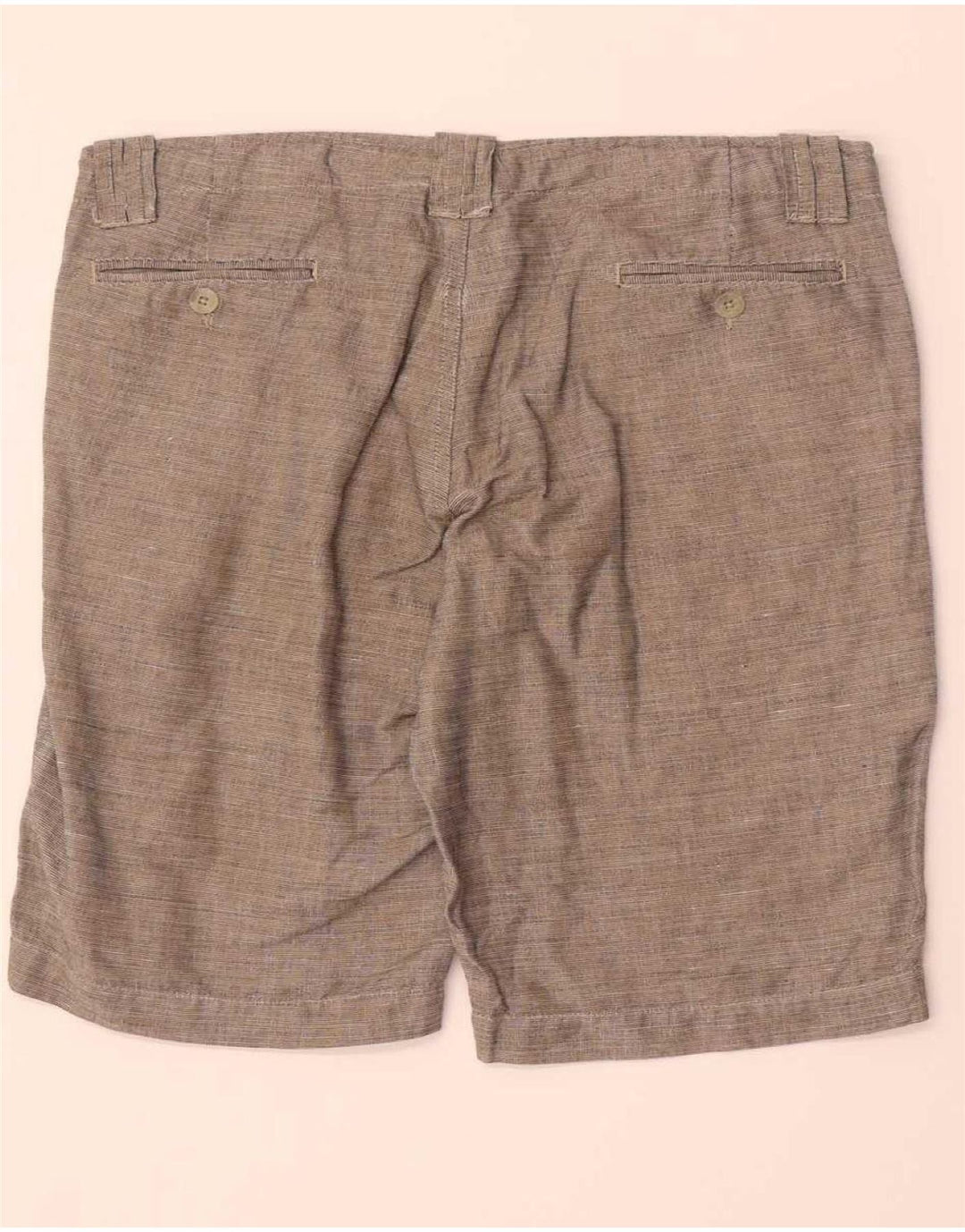 BENETTON Mens Chino Shorts W32 Cinza Médio
