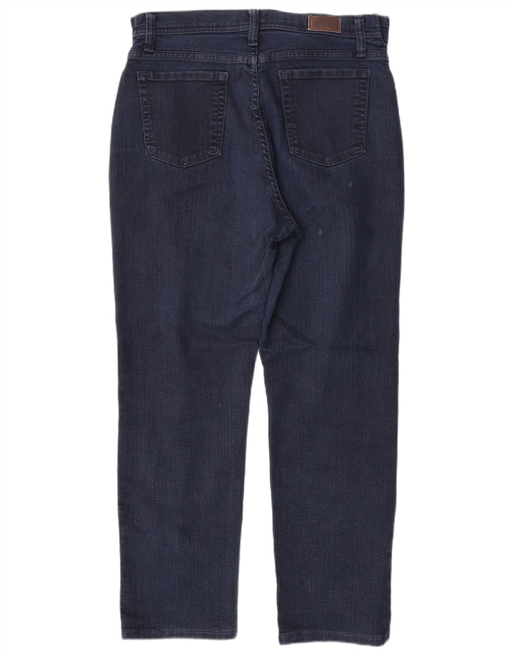 Jeans cônicos femininos LEE W32 L27 azul marinho