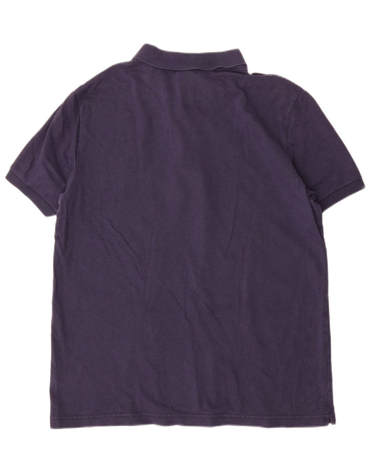 Camisa polo masculina Lacoste 2XL algodão azul marinho