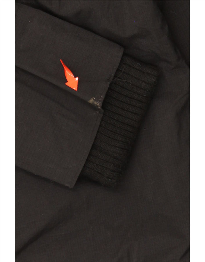 Jaqueta corta-vento masculina SUPERDRY com capuz e capuz UK 36 pequena preta