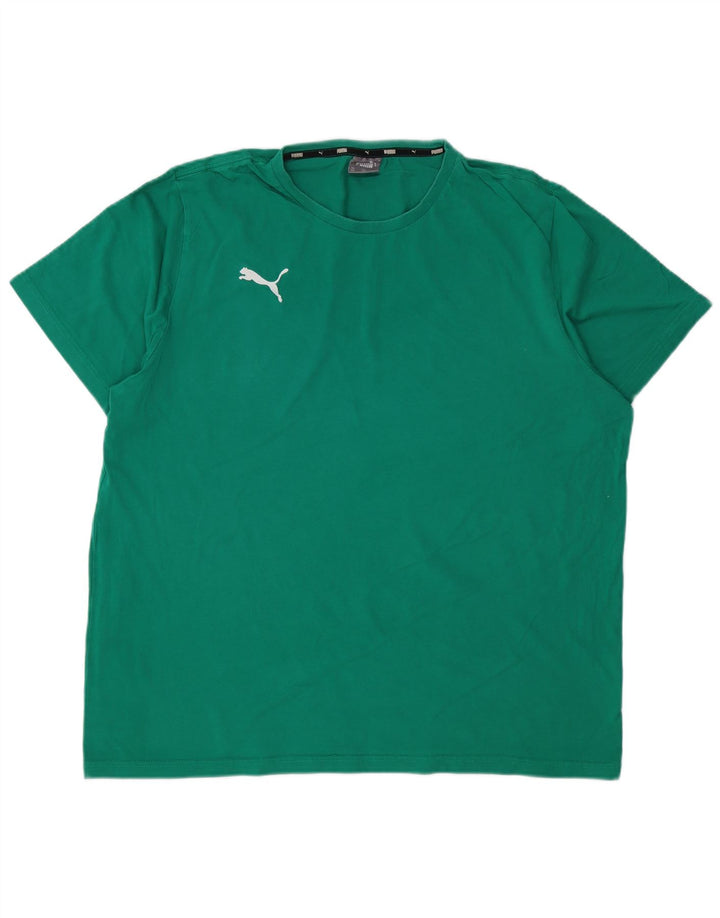 Camiseta masculina Puma Top 2XL turquesa