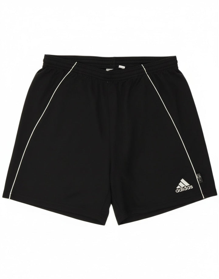 Adidas Mens Climalite Sport Shorts Grandes Esportes Pretos De Poliéster
