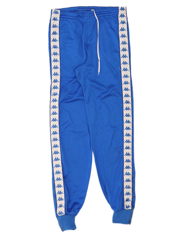 Calça de treino masculina Kappa Graphic Joggers IT 46 Small Blue Colourblock