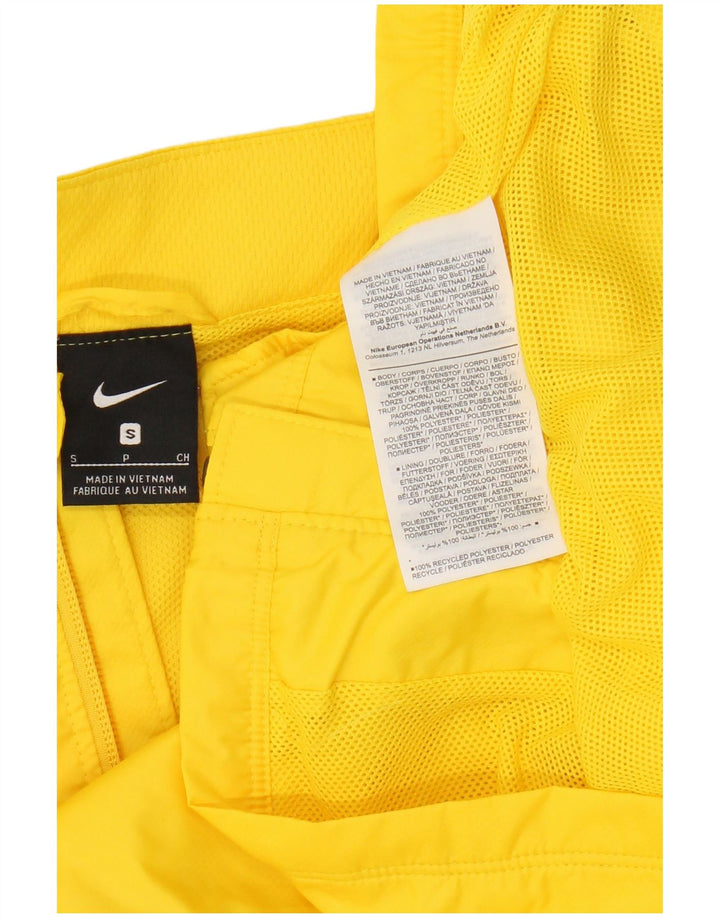 NIKE Mens Tracksuit Top Jacket Pequeno Poliéster Amarelo