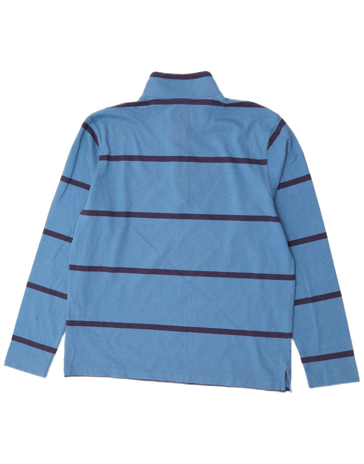 Suéter masculino Marks & Spencer Blue Harbor com listras azuis grandes