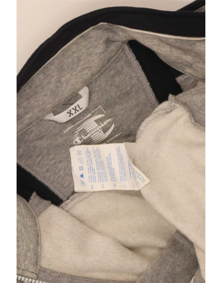 Jaqueta masculina Champion 2XL cinza colorblock algodão