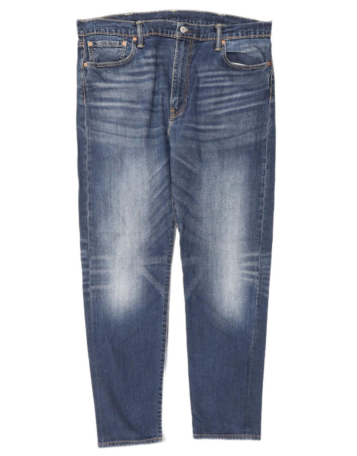 Levi's Masculino 502 Tapered Jeans W40 L34 Azul Algodão