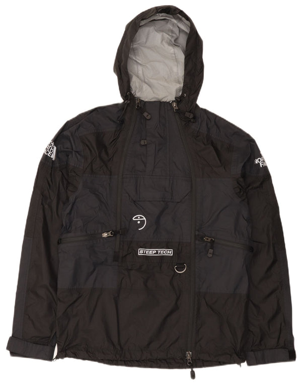 Jaqueta de chuva masculina unissex The North Face com capuz gráfico UK 32 2XS nylon preto