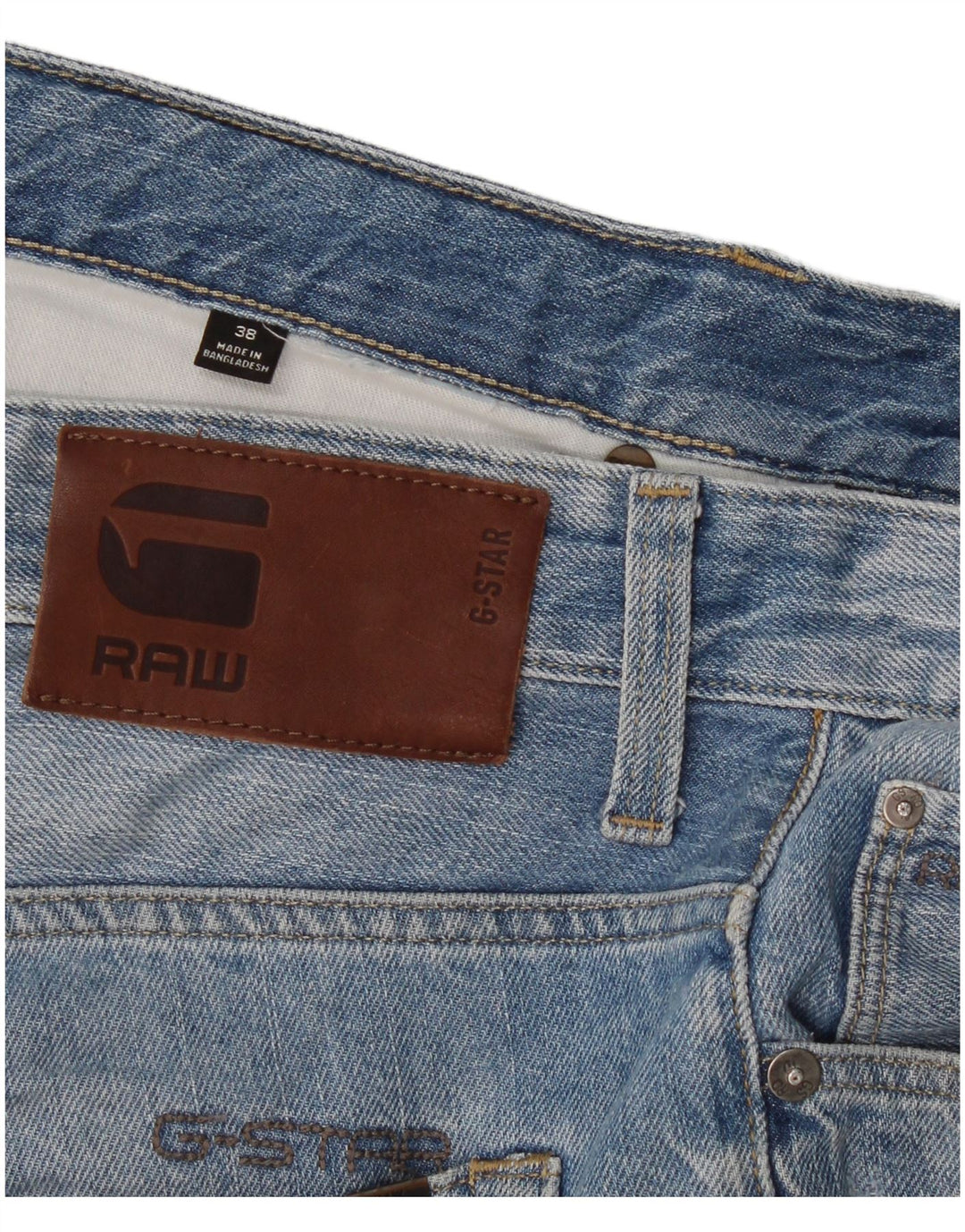Shorts jeans masculino G-Star 3301 W38 XL azul