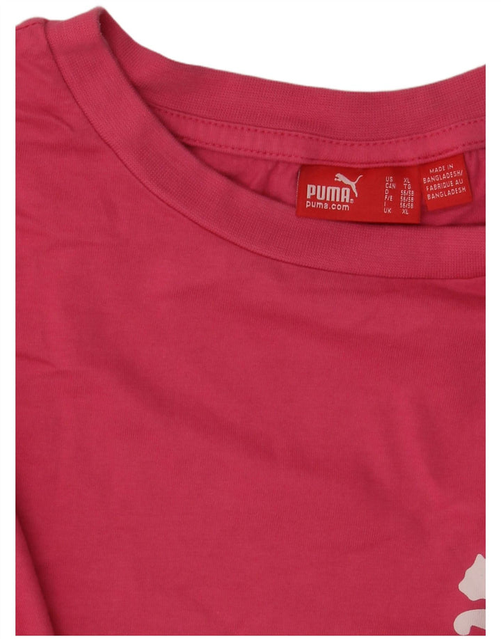 Camiseta gráfica masculina PUMA Top XL rosa