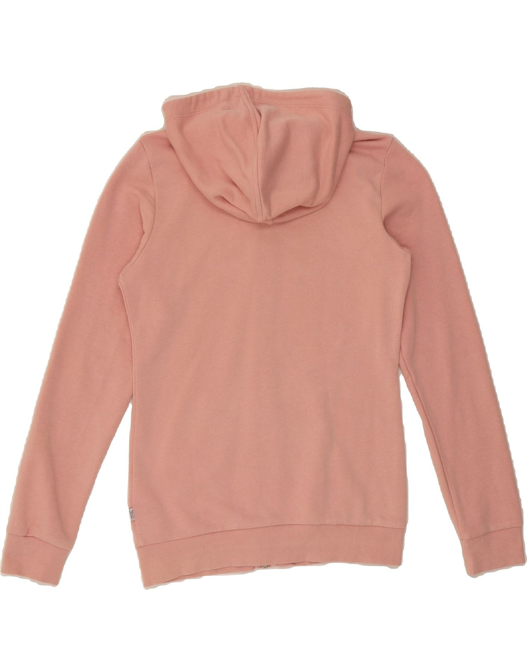 PUMA Girls Zip Hoodie Sweater 15-16 Years Pink Cotton Vintage Puma and Second-Hand Puma from Messina Hembry 