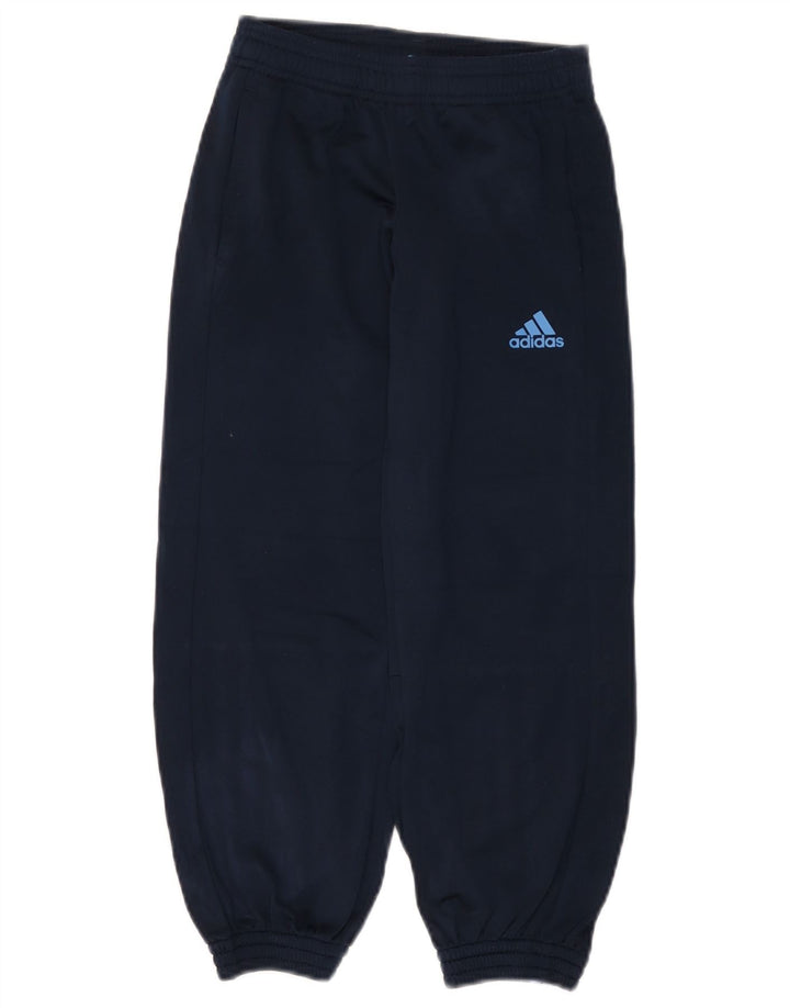 Calças de treino Adidas Boys Joggers 7-8 anos azul marinho poliéster