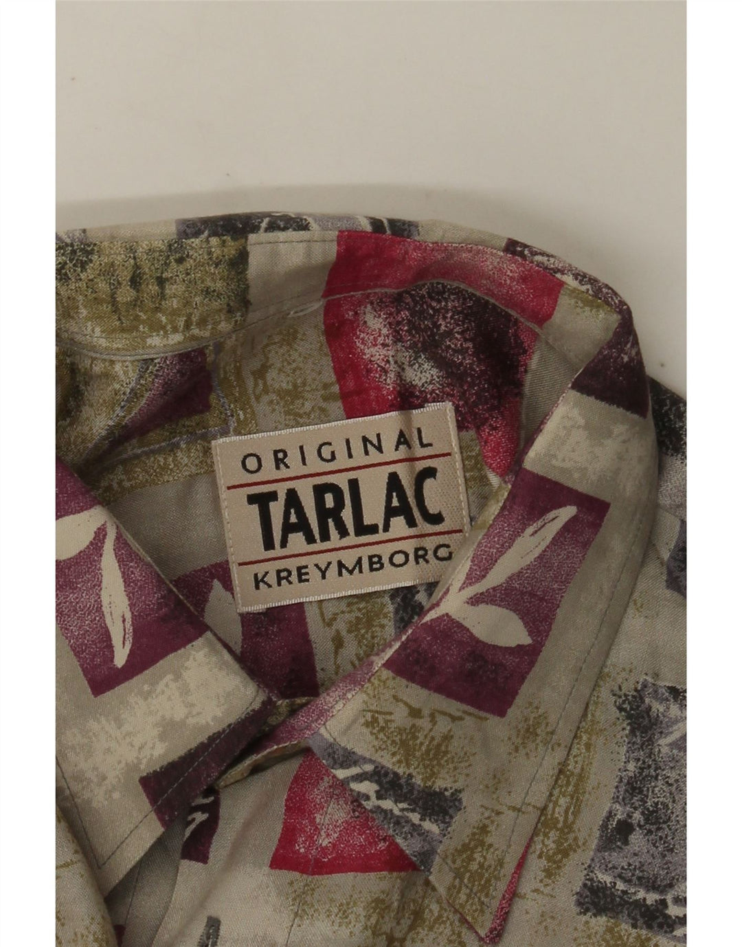 Camisa masculina VINTAGE grande patchwork multicolorido