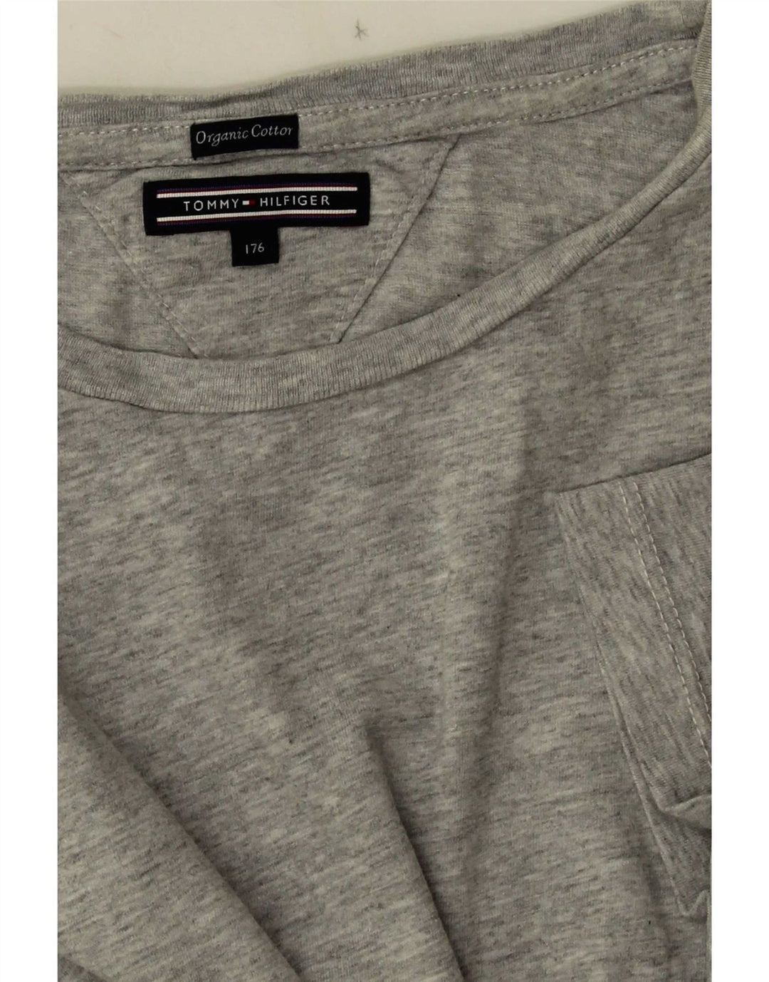 Camiseta Tommy Hilfiger Meninos 15-16 Anos Cinza Salpicado