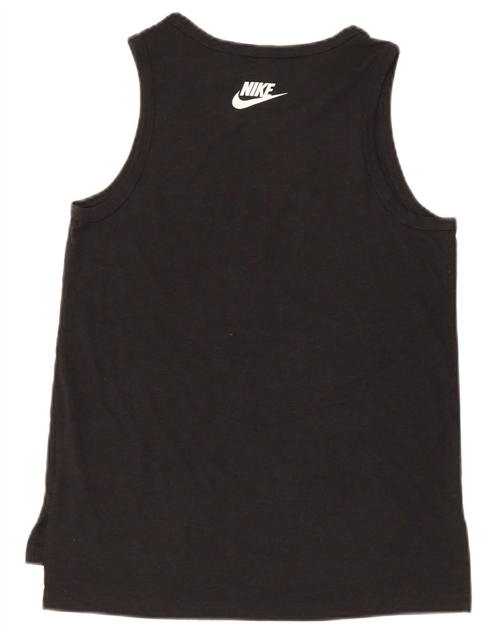 Colete gráfico Nike Boys Top 13-14 anos XL preto poliéster