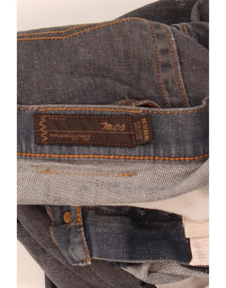 MARLBORO CLASSICS Calça jeans reta masculina W38 L34 algodão azul