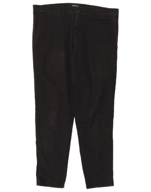 Carhartt Mens Jeans Slim W31 L26 Algodão Preto
