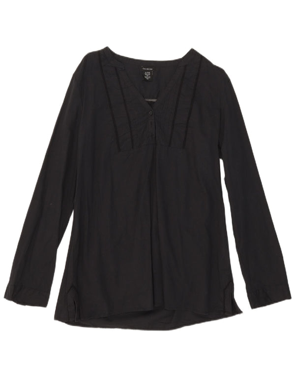 Blusa feminina manga comprida Calvin Klein Jeans 18 XL algodão preto