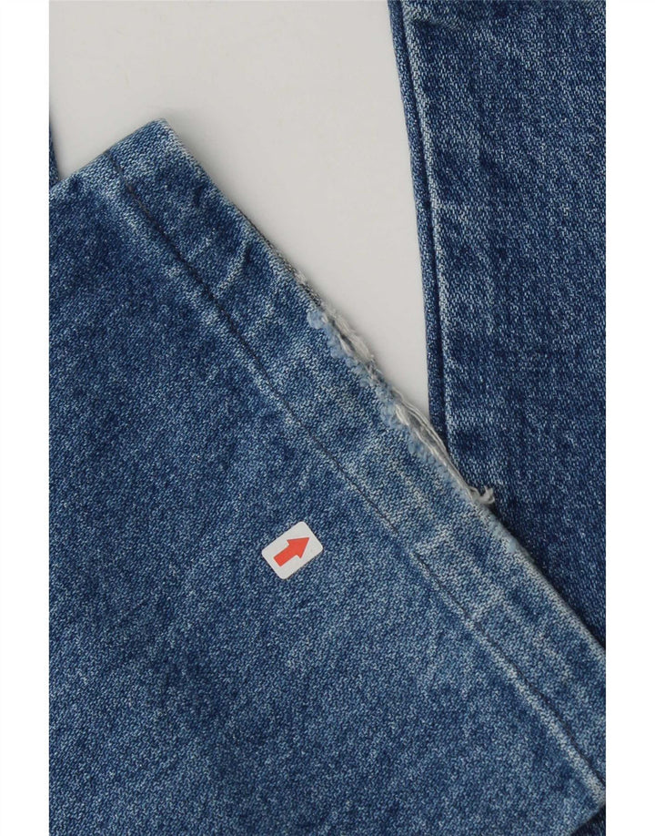 Wrangler Mens Straight Jeans W32 L31 Azul Algodão